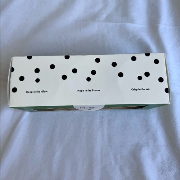 Kate Spade new york x Target 3-Count Ceramic Jar Candle Gift Set NEW gold text - Picture 5 of 10